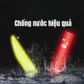 Miếng Dán Phản Quang Cảnh Báo Chống Va Chạm Bảo Vệ An Toàn Phía Sau Xe Hơi