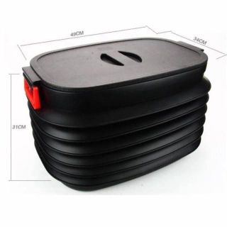Thùng co dãn để đồ đạc trên xe ô tô có thể gấp gọn dung tích 40 lít