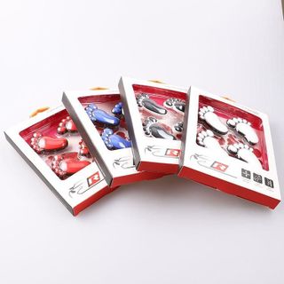 Miếng cao su dán 4 màu chống xước ô tô hình bước chân giúp bảo vệ thân xe,gương khỏi va chạm xước Nhãn Dán Decal Tem