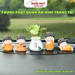 Tượng Quan Âm Mini Dễ Thương – Tinh Tế & Bình An - Tượng Phật Nhiều Tư Thế Thiền Phật Pháp An Nhiên