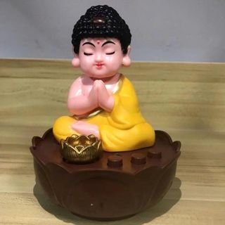 Tượng Phật Chú Tiểu Gõ Mõ Tụng Kinh Có 6 Bài Nhạc, Phật Thích Ca, Phật Như Lai, Phật Di Lặc