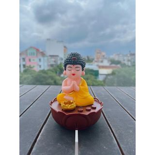 Tượng Phật Chú Tiểu Gõ Mõ Tụng Kinh Có 6 Bài Nhạc, Phật Thích Ca, Phật Như Lai, Phật Di Lặc