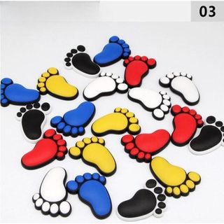 Miếng cao su dán 4 màu chống xước ô tô hình bước chân giúp bảo vệ thân xe,gương khỏi va chạm xước Nhãn Dán Decal Tem