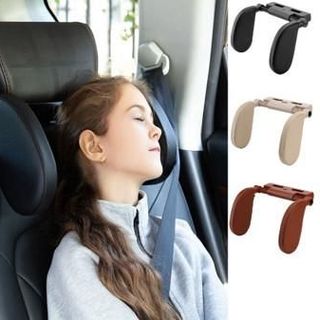 Gối tựa đầu 2 bên bọc da cao cấp có chế độ xoay tuỳ chỉnh 180 độ