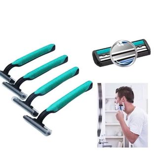 Dao Cạo Râu Dùng 1 Lần Tiện Lợi – Nhỏ Gọn Du Lịch, Camping, Công Tác – Lưỡi Sắc Êm, Không Đau Rát