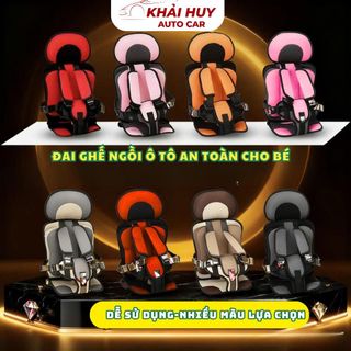 (Nhiều Mẫu)Đai Ghế Ngồi Ô Tô An Toàn Cho Bé - Đai An Toàn Cho Bé Khi Di Chuyển Trên Ô Tô Có 8 Màu Khác Nhau