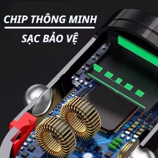 Tẩu Sạc Nhanh Điện Thoại Cho Ô Tô Pugan 4.A Kèm Dây 3 Đầu Sạc Các Loại Điện Thoại, Tẩu Sạc Siêu Tốc(Mẫu Mới) khaihuyauto