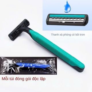 Dao Cạo Râu Dùng 1 Lần Tiện Lợi – Nhỏ Gọn Du Lịch, Camping, Công Tác – Lưỡi Sắc Êm, Không Đau Rát