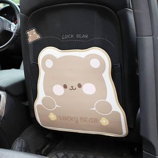 Tấm Chắn Lưng Ghế Ô Tô Da PU Bảo Vệ Hàng Sau Chống Nước Dễ Dàng Lau Chùi khaihuyauto