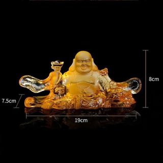 ( Nhiều mẫu ) Phật Di Lặc Lưu Ly Phong Thủy, Tượng Quan Âm Lưu Ly Trang Trí Taplo Xe Hơi- Moclancar