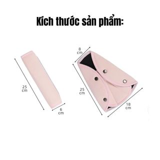 Đệm Bảo Vệ Dây An Toàn Cho Bé Trên Ô Tô – Chống Cọ Xát Cổ, Vai – Mềm Mại, Dễ Lắp, Hình Dễ Thương
