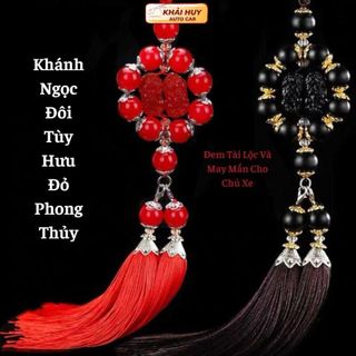 Khánh Ngọc Đôi Đặt Taplo Ô Tô Tùy Hưu Đỏ Phong Thủy Đem Tài Lộc Và May Mắn Cho Chủ Xe (Mệnh hỏa) khaihuyauto