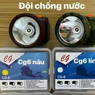 ĐÈN PIN ĐỘI ĐẦU SIÊU SÁNG CHỐNG NƯỚC CG6