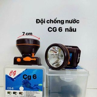 ĐÈN PIN ĐỘI ĐẦU SIÊU SÁNG CHỐNG NƯỚC CG6