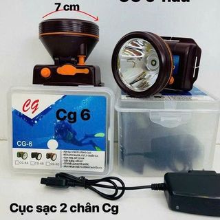 ĐÈN PIN ĐỘI ĐẦU SIÊU SÁNG CHỐNG NƯỚC CG6