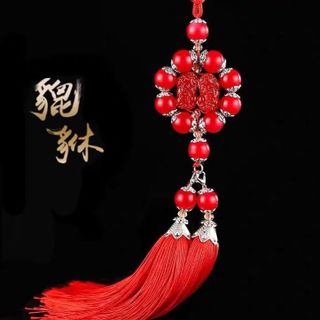 Khánh Ngọc Đôi Đặt Taplo Ô Tô Tùy Hưu Đỏ Phong Thủy Đem Tài Lộc Và May Mắn Cho Chủ Xe (Mệnh hỏa) khaihuyauto