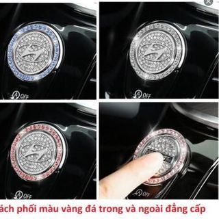 Combo Vòng Đá và Logo Trang Trí Nút Khởi Động START STOP Của Xe Hơi Bằng Đá Cực Sang Trọng - Vòng đá DIAMOND RING