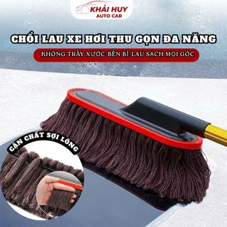 Chổi Lau Xe Hơi Thu Gọn Đa Năng –Thu Gọn Linh Hoạt, Lau Sạch Mọi Góc, Bền Bỉ, Dễ Dàng Sử Dụng