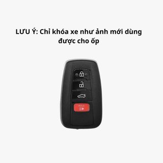 Ốp Chìa Khóa TPU Toyota Camry 4 Nút 2021-2022-2023 , Bọc Chìa Khóa Xe Hơi Thông Minh Chống Trầy Xước Xe Silicon Móc Khoá Móc Khóa