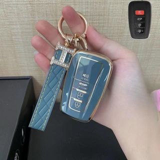 Ốp Chìa Khóa TPU Toyota Camry 4 Nút 2021-2022-2023 , Bọc Chìa Khóa Xe Hơi Thông Minh Chống Trầy Xước Xe Silicon Móc Khoá Móc Khóa