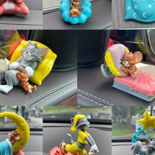 [Giá Rẻ]Mô Hình Tom&Jerry   Trang Trí Taplo,Cửa Sổ Ô Tô Bàn Làm Việc Quà Tặng Decor Trang Trí Bữa Tiệc Cho Bé Decor Phòng Trang Trí Nhà Nội Thất