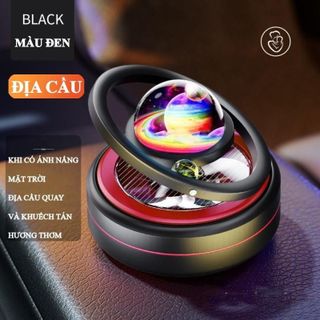 Nước hoa ô tô ĐỊA CẦU kèm sáp thơm GALAXY, sáp nước hoa ô tô khử mùi ô tô phụ kiện ô tô trang trí ô tô Nội Thất Nhựa