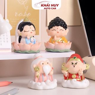 Tượng Phật Nhỏ Mini Để Bàn Trang Trí Nội Thất Xe Hơi , Bàn Học , Văn Phòng khaihuyauto
