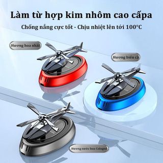 [Tặng Kèm Tinh Dầu] Nước Hoa Ô Tô Năng Lượng Mặt Trời – Mô Hình Máy Bay Trực Thăng MB03 Trang Trí Taplo Xe Hơi