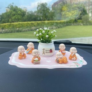 Sét Decor Các Chú Tiểu Hòa Thượng Dễ Thương Trang Trí Tiểu Cảnh, Terrarium, Bonsai, DIY