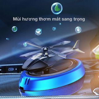[Tặng Kèm Tinh Dầu] Nước Hoa Ô Tô Năng Lượng Mặt Trời – Mô Hình Máy Bay Trực Thăng MB03 Trang Trí Taplo Xe Hơi