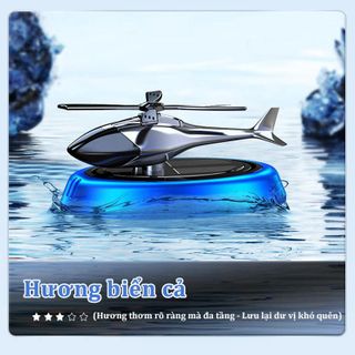 [Tặng Kèm Tinh Dầu] Nước Hoa Ô Tô Năng Lượng Mặt Trời – Mô Hình Máy Bay Trực Thăng MB03 Trang Trí Taplo Xe Hơi