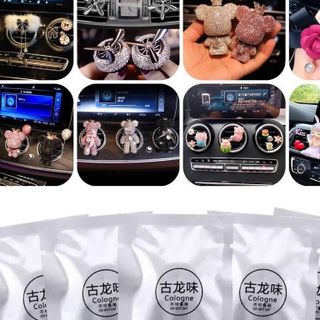 Sáp Thơm Ô TÔ Viên Thay Thế-Sáp Thơm Cài Cửa Gió Điều Hòa Khử Mùi Xe Hơi,Kẹp Khuếch tán Hương thơm Phun Sương Xông Tinh Dầu Phụ Tùng Nội Thất