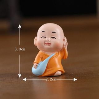 Sét Decor Các Chú Tiểu Hòa Thượng Dễ Thương Trang Trí Tiểu Cảnh, Terrarium, Bonsai, DIY