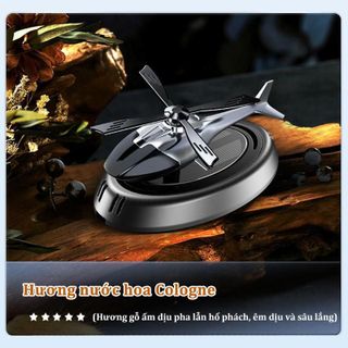 [Tặng Kèm Tinh Dầu] Nước Hoa Ô Tô Năng Lượng Mặt Trời – Mô Hình Máy Bay Trực Thăng MB03 Trang Trí Taplo Xe Hơi