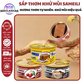 Sáp Thơm Khử Mùi Cao Cấp SAMEILI ORGANIC Dạng Lon Hương Thơm Tự Nhiên Lưu Hương Lên Đến 60 Ngày