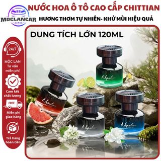 Nước Hoa Ô Tô Cao Cấp CHITTIAN, Nước Hoa Khuếch Tán Xe Hơi, Thiết Kế Sang Trọng Dung Tích 120ML