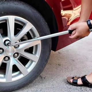 Tay Công Chữ L Thay Lốp Ô Tô Chuyên Dụng - Dụng Cụ Vặn Ốc Lốp Xe Hơi 4 Đầu 17-19-21-23mm Hỗ Trợ Sửa Chữa Ô Tô
