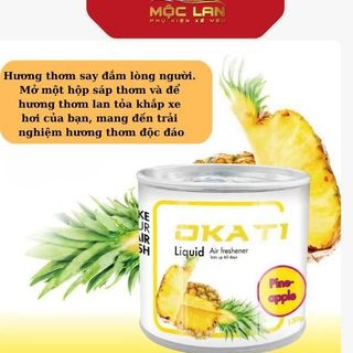 Sáp Thơm OKATI - Loại Sáp Thơm Dạng Tinh Dầu Lỏng Nguyên Chất Đến 80% - Đóng Lon 130gram Otofunmoclan Dầu Thơm Phòng Dầu Thơm