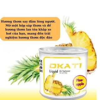 Sáp Thơm OKATI - Loại Sáp Thơm Dạng Tinh Dầu Lỏng Nguyên Chất Đến 80% - Đóng Lon 130gram Otofunmoclan Dầu Thơm Phòng Dầu Thơm