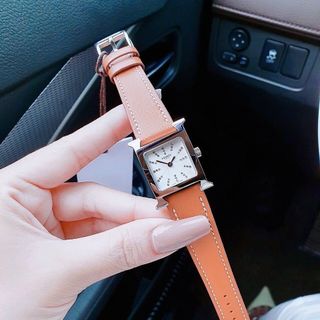 ĐỒNG HỒ NỮ CAO CẤP HREMES DÂY DA NIỀNG TRƠN BẠC
