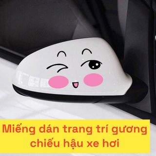 [Giá Rẻ] Decal Sticker Dán Gương Xe Ô Tô Xe Máy  - Trang Trí Ngoại Thất Xe Ô Tô, Decal Dán Ô Tô Hình Vui Nhộn Nhãn Dán Tem