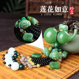 Dây Treo Xe Phong Thủy Khánh Hồ Lô May Mắn Màu Xanh Đậm - Nội Thất Decor Decor Phòng Decor Decor Phòng