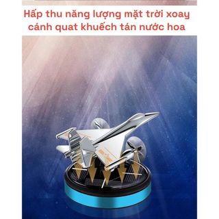 Nước Hoa Ô Tô Năng Lượng Mặt Trời Máy Bay Phản Lực, Khuếch Tán Hương Thơm, Khử Mùi Ô Tô, Tặng Kèm Tinh Dầu Thơm Phụ Tùng Nội Thất Phun Sương Xông Tinh Dầu