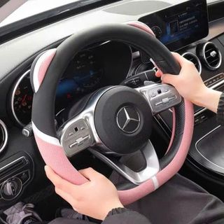 Bọc Vô Lăng Tai Mèo Dễ Thương - Bọc Vô Lăng Vinfast VF3-VF5- VF8-VF9-E34 Dáng Dcut Size 36cm - Otofunmoclan Nội Thất