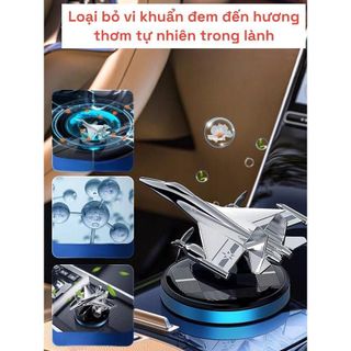 Nước Hoa Ô Tô Năng Lượng Mặt Trời Máy Bay Phản Lực, Khuếch Tán Hương Thơm, Khử Mùi Ô Tô, Tặng Kèm Tinh Dầu Thơm Phụ Tùng Nội Thất Phun Sương Xông Tinh Dầu