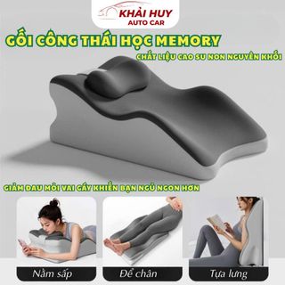 Gối Tình Yêu Memory Foam - Giảm Đau Vai Gáy, Ngủ Ngon, Nằm Sấp Đọc Sách Thư Giãn