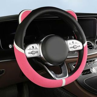 Bọc Vô Lăng Tai Mèo Dễ Thương - Bọc Vô Lăng Vinfast VF3-VF5- VF8-VF9-E34 Dáng Dcut Size 36cm - Otofunmoclan Nội Thất