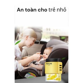 Nước hoa ô tô BUSHINECO cài cửa gió khử mùi xe, hương thơm mát chống say xe Nội Thất Nhựa