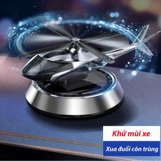 Máy Bay Trang Trí Taplo Xe Hơi Bàn Làm Việc Chạy Bằng Năng Lượng Mặt Trời Có Kèm Tinh Dầu Nước Hoa khaihuyauto