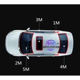 Gioăng Cao Su Dán Viền Chân Kính Nóc Xe Hơi Ô Tô Nẹp Viền Kính Lái Bên Ngoài Chống Bụi Bẩn Rộng 19mm